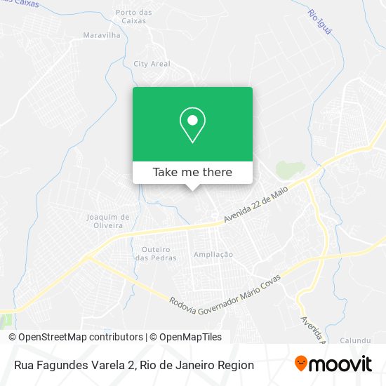 Mapa Rua Fagundes Varela 2