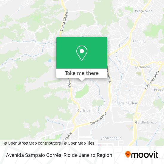 Mapa Avenida Sampaio Corrêa