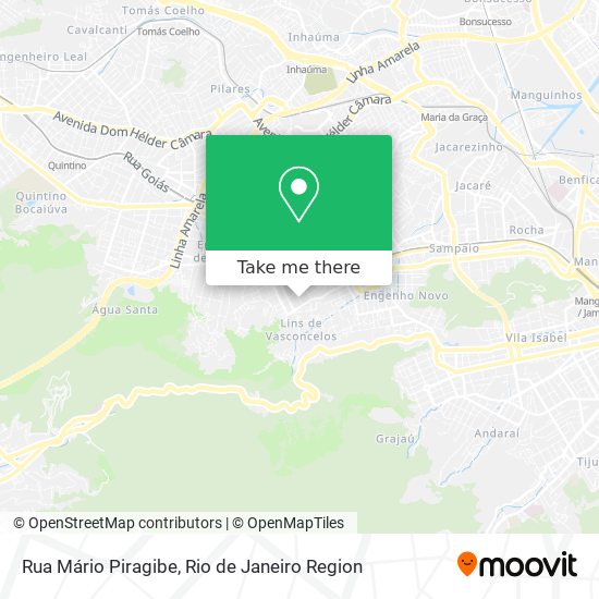 Mapa Rua Mário Piragibe