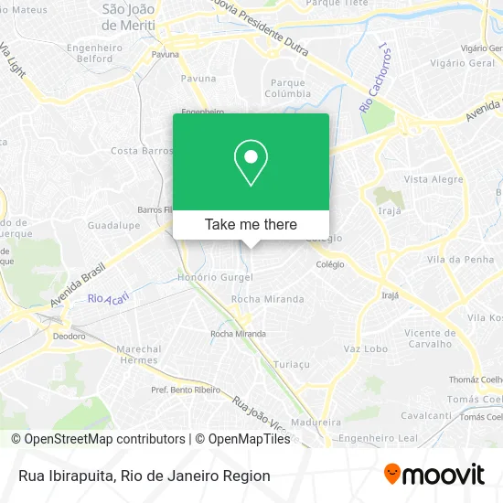 Rua Ibirapuita map