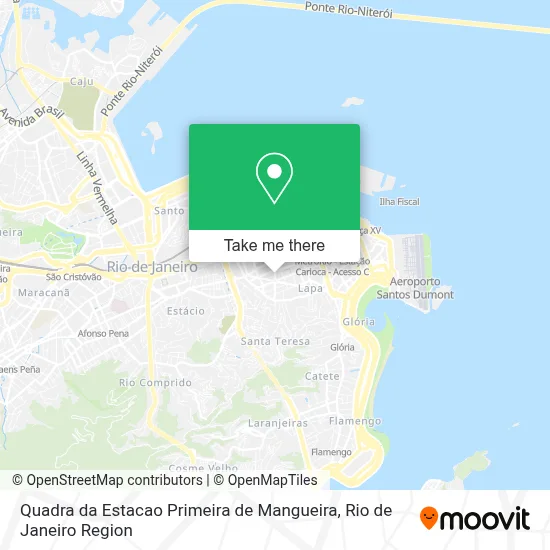 Quadra da Estacao Primeira de Mangueira map