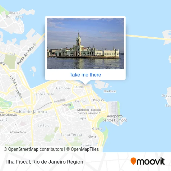 Ilha Fiscal map