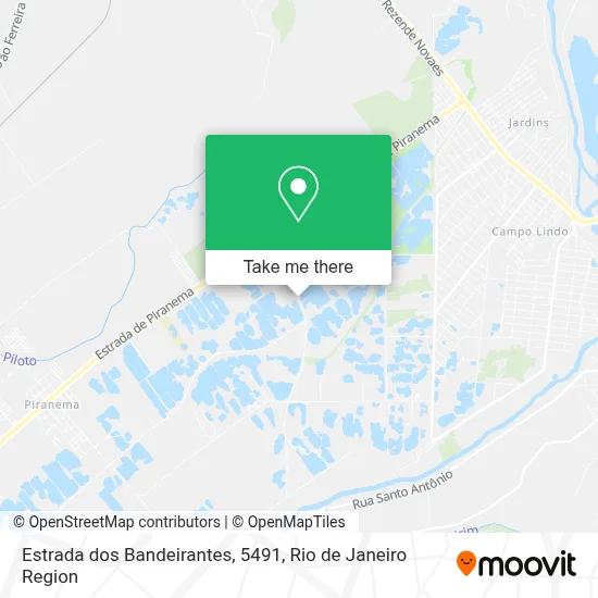 Estrada dos Bandeirantes, 5491 map