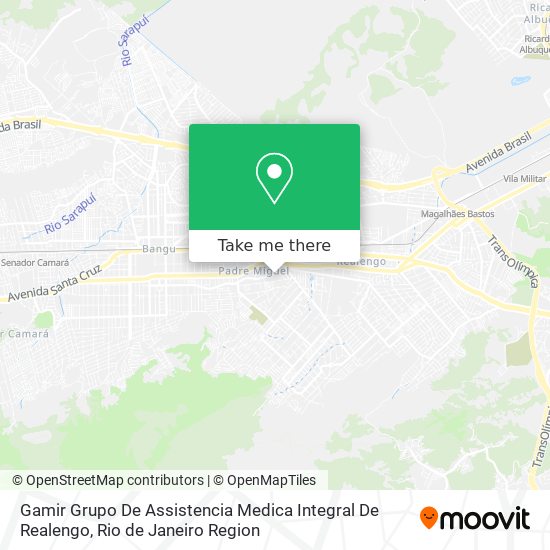 Gamir Grupo De Assistencia Medica Integral De Realengo map