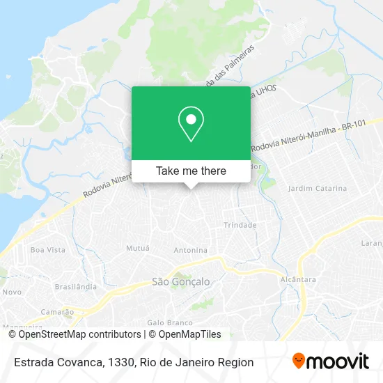 Estrada Covanca, 1330 map