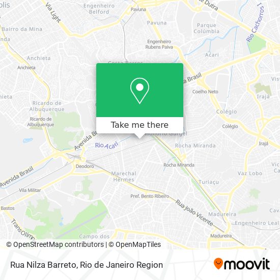 Rua Nilza Barreto map