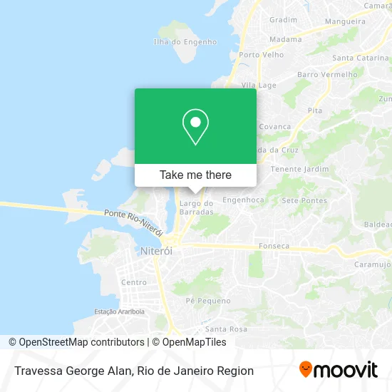 Travessa George Alan map