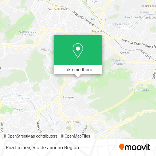 Rua Ilicínea map