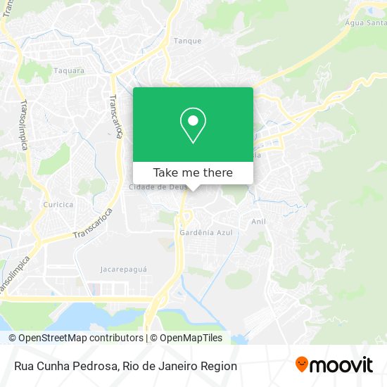 Rua Cunha Pedrosa map