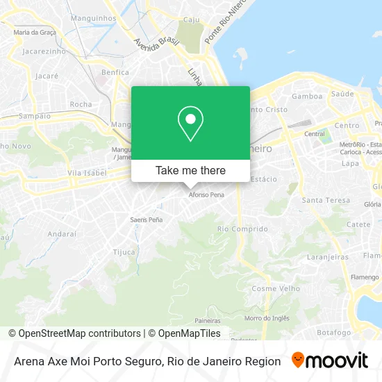Arena Axe Moi Porto Seguro map