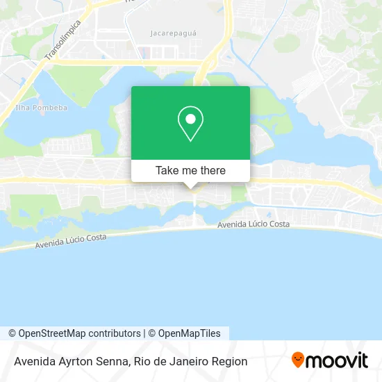 Avenida Ayrton Senna map