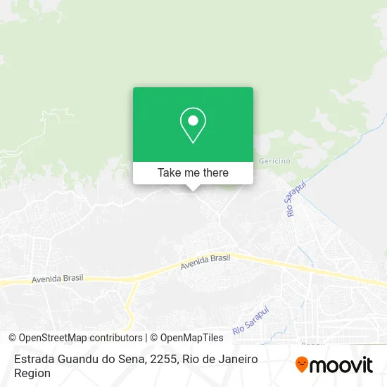 Estrada Guandu do Sena, 2255 map