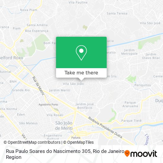Rua Paulo Soares do Nascimento 305 map