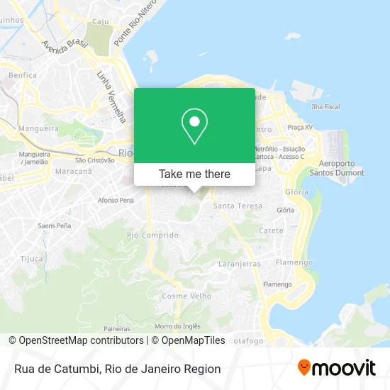 Rua de Catumbi map
