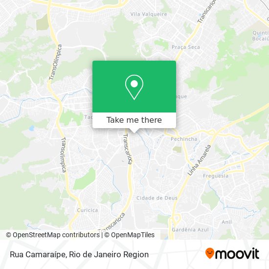 Rua Camaraípe map