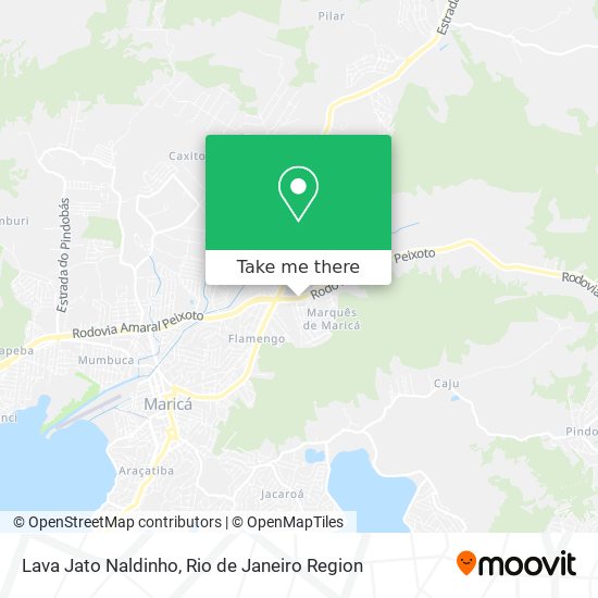 Lava Jato Naldinho map