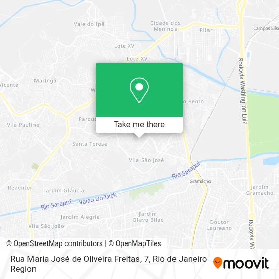 Rua Maria José de Oliveira Freitas, 7 map