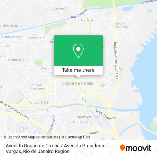 Avenida Duque de Caxias / Avenida Presidente Vargas map