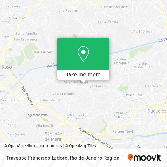 Travessa Francisco Izidoro map