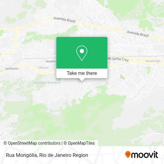 Rua Mongólia map