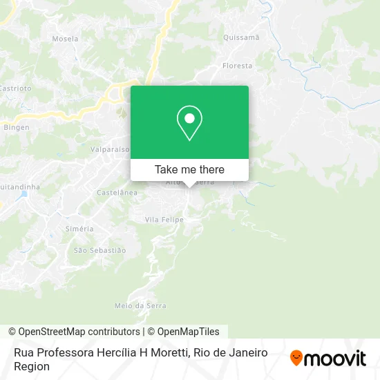 Rua Professora Hercília H Moretti map