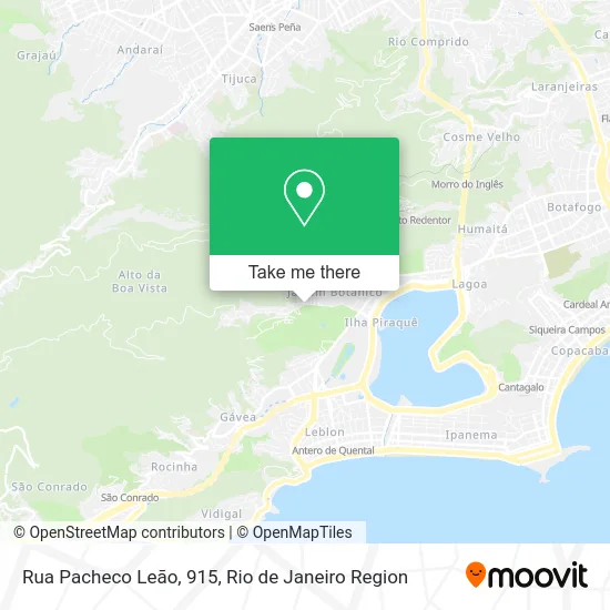 Rua Pacheco Leão, 915 map