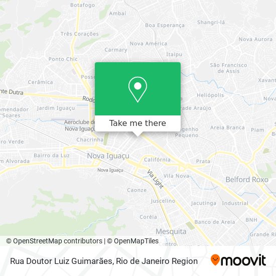 Rua Doutor Luiz Guimarães map