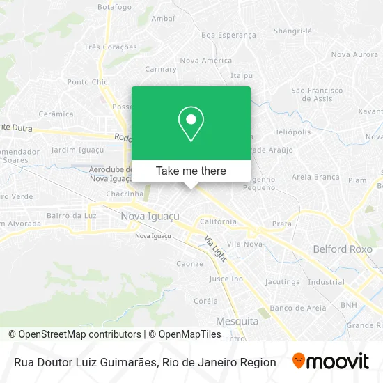 Rua Doutor Luiz Guimarães map