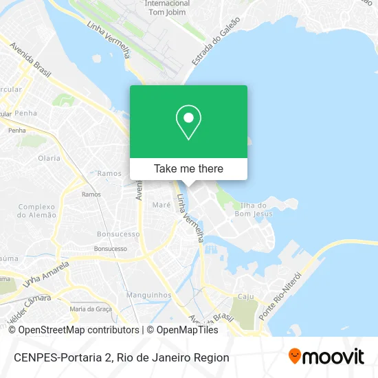 CENPES-Portaria 2 map