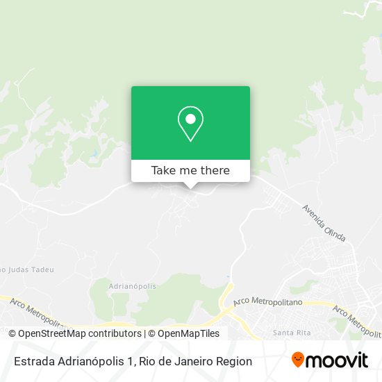 Estrada Adrianópolis 1 map
