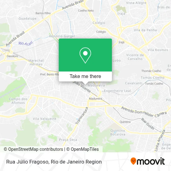 Rua Júlio Fragoso map