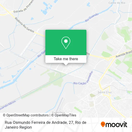 Rua Osmundo Ferreira de Andrade, 27 map