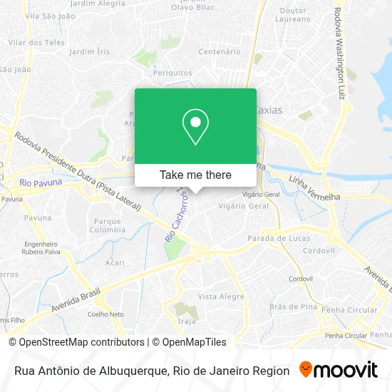 Rua Antônio de Albuquerque map