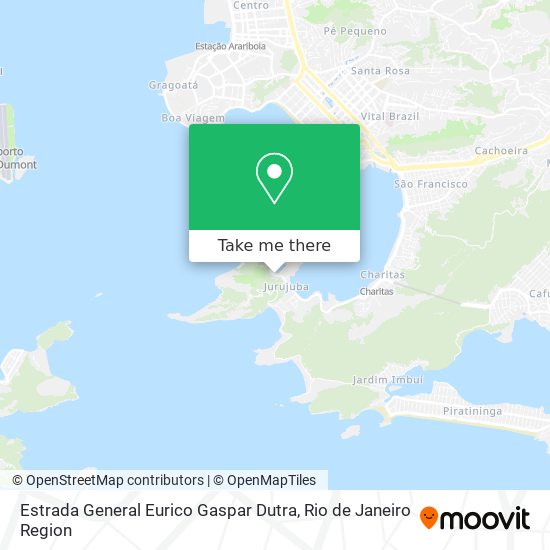 Mapa Estrada General Eurico Gaspar Dutra