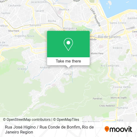 Rua José Higino / Rua Conde de Bonfim map