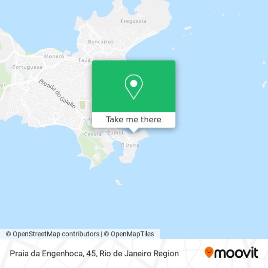 Praia da Engenhoca, 45 map
