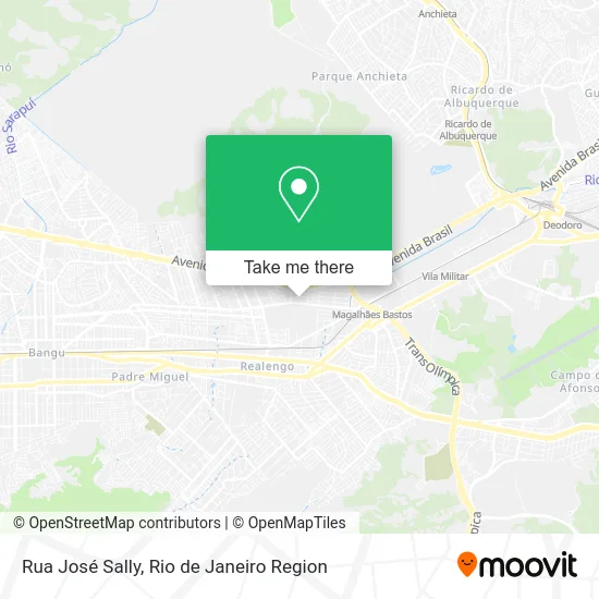 Rua José Sally map