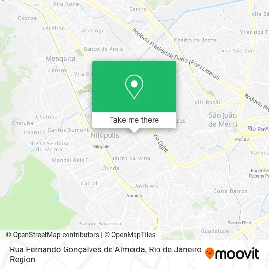 Rua Fernando Gonçalves de Almeida map