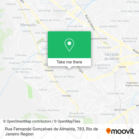 Rua Fernando Gonçalves de Almeida, 783 map