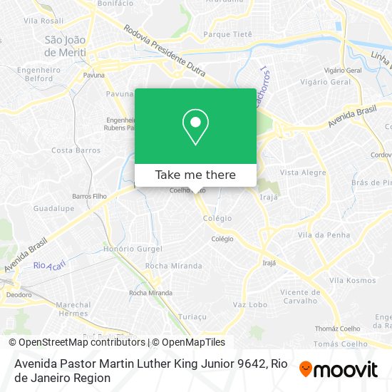 Avenida Pastor Martin Luther King Junior 9642 map