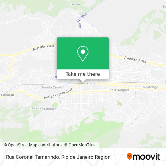 Mapa Rua Coronel Tamarindo