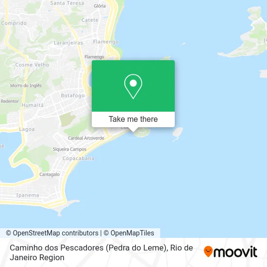 Caminho dos Pescadores (Pedra do Leme) map