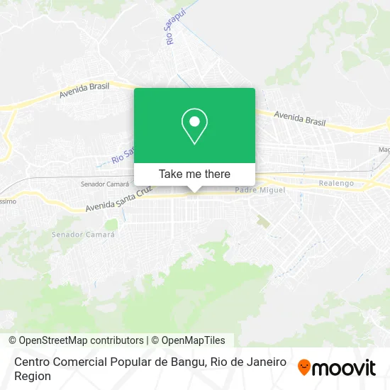 Centro Comercial Popular de Bangu map