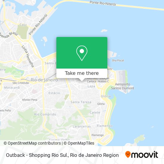 Outback - Shopping Rio Sul. map