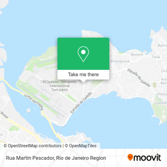 Rua Martin Pescador map