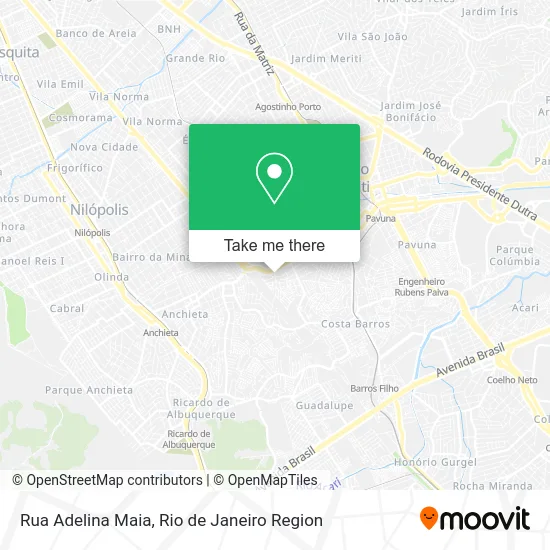 Rua Adelina Maia map