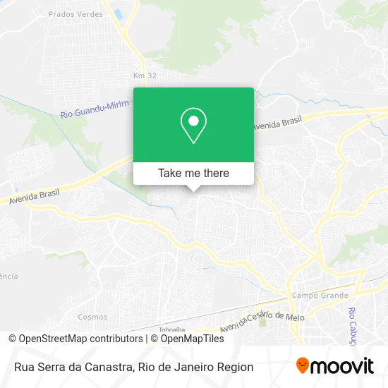 Rua Serra da Canastra map