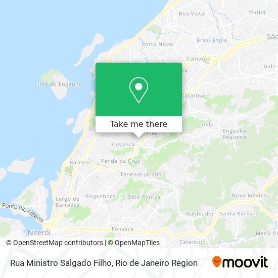 Mapa Rua Ministro Salgado Filho