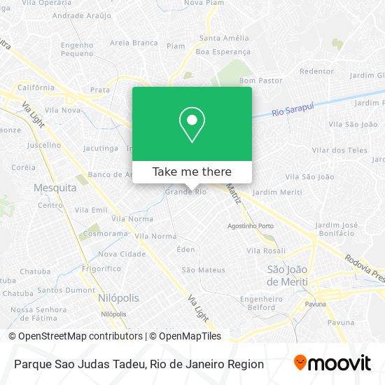 Mapa Parque Sao Judas Tadeu