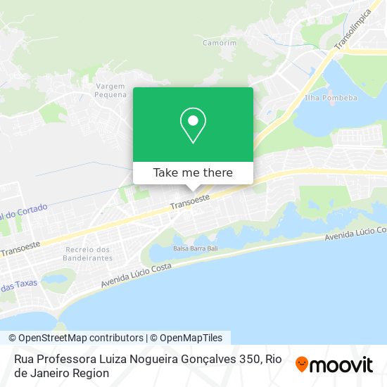 Rua Professora Luiza Nogueira Gonçalves 350 map